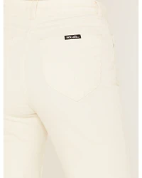 Rolla's Women's Low Rise Wale Chord Straight Leg Original Jeans