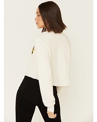 Cut & Paste Women's Desert Dreamer Graphic Cropped Long Sleeve Top