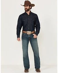 Ariat Men's M5 Gulch Medium Wash Low Rise Straight Denim Jeans