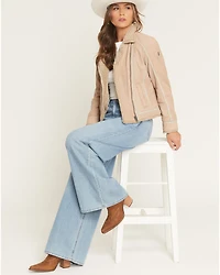 Mauritius Leather Women's RIla Moto Jacket