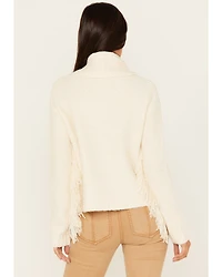 Shyanne Women's Cable Fringe Sweater
