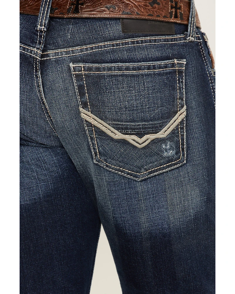 Ariat Men's Dark Wash M7 Ralston Mission Bootcut Jeans