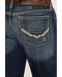 Ariat Men's Dark Wash M7 Ralston Mission Bootcut Jeans