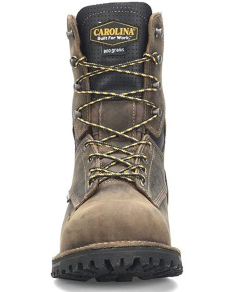 Carolina Men's Pitstop Waterproof 8" Work Boots - Carbon Toe