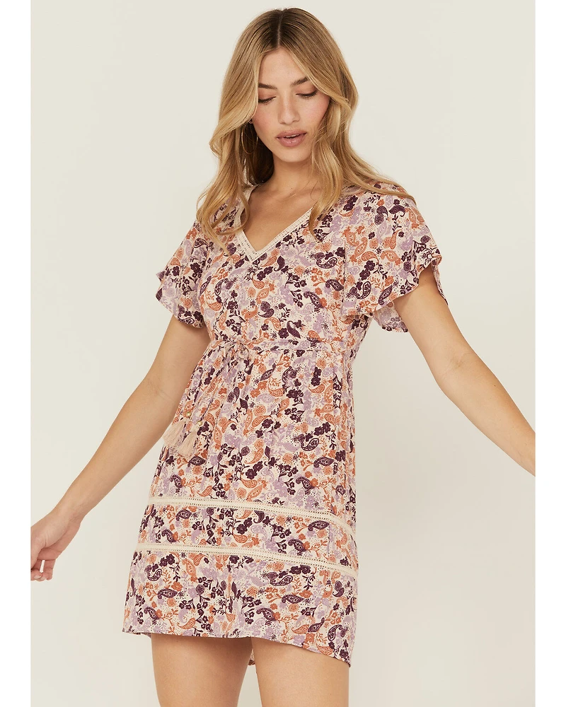 Idyllwind Women's Blossom Court Floral Mini Dress