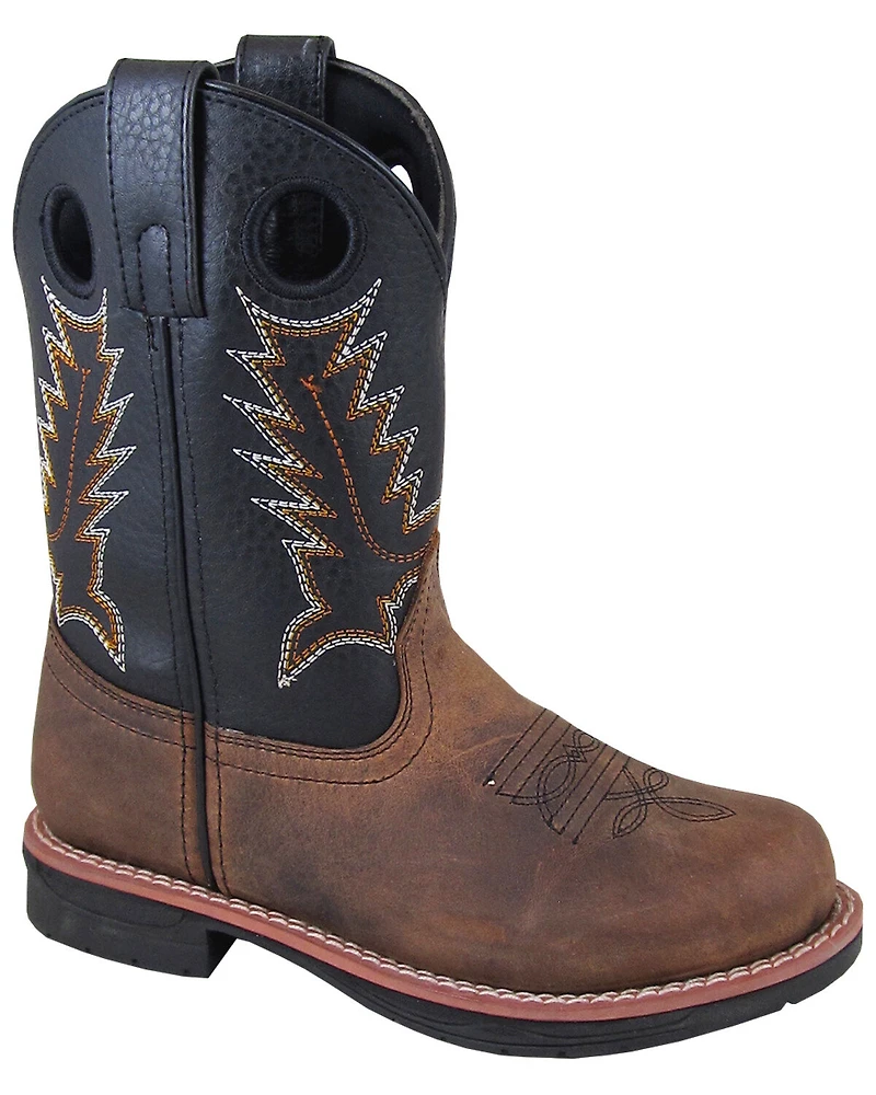 Smoky Mountain Boys' Buffalo Western Boots - Round Toe