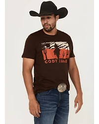 Cody James Men's Sunset Rider Short Sleeve Graphic T-Shirt