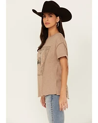 White Crow Women's Buck Yeah Seamed Short Sleeve Graphic Tee