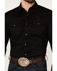 Cody James Men's Solid Treadstone Long Sleeve Snap Western Shirt - Big