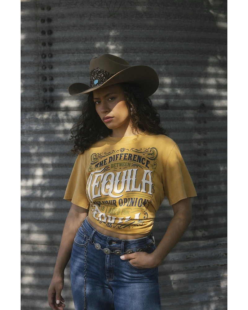 Idyllwind Women's I Asked For Tequila Short Sleeve Graphic Tee