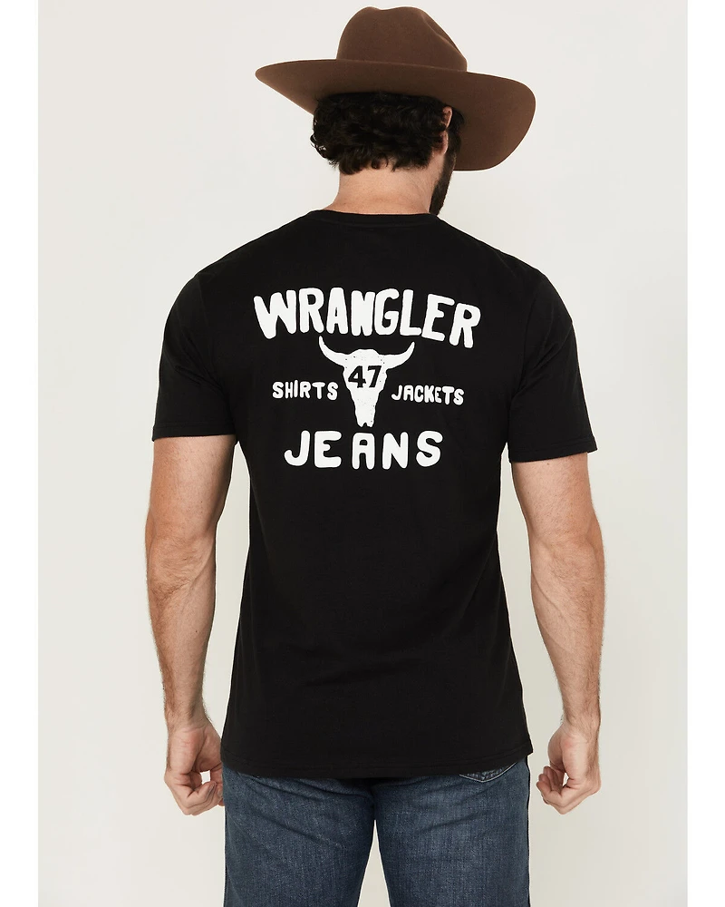 Wrangler Men's Boot Barn Exclusive Steer Head Logo Short Sleeve Graphic T-Shirt