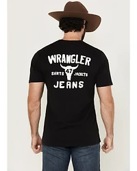Wrangler Men's Boot Barn Exclusive Steer Head Logo Short Sleeve Graphic T-Shirt