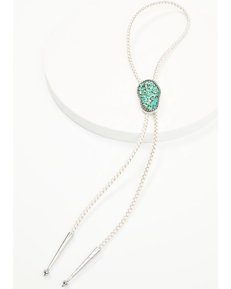 Shyanne Women's Turquoise Chip Bolo Tie