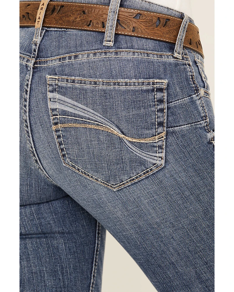 Ariat Women's Brittany Medium Wash Bootcut Stretch Denim Jeans