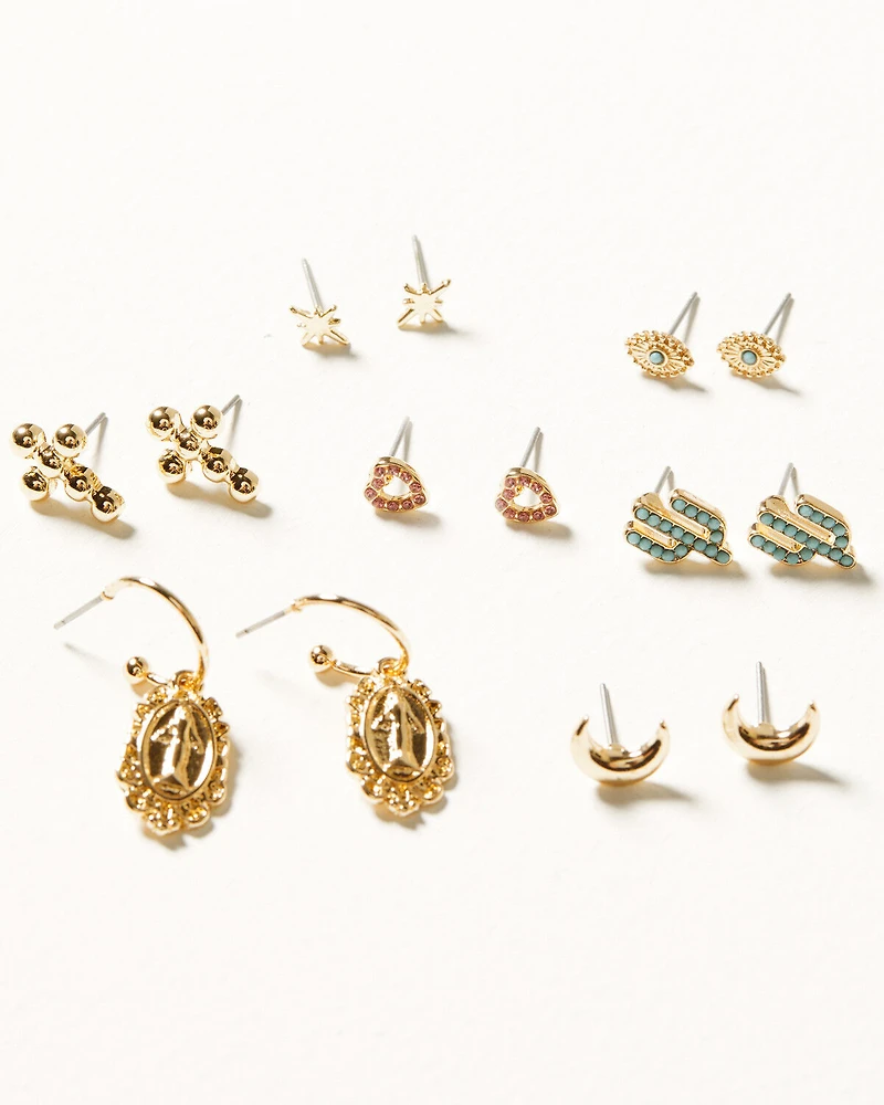 Shyanne Women's Saint Mary Earring Set - 25 Piece