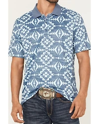 RANK 45® Men's Stock Southwestern Print Short Sleeve Polo