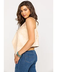 Shyanne Women's Faux Suede Fringe Vest