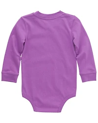 Carhartt Infant Boys' Logo Pocket Long Sleeve Onesie