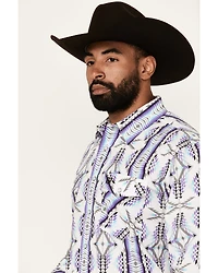 Panhandle Select Men's Boot Barn Exclusive Southwestern Print Long Sleeve Pearl Snap Western Shirt