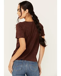Shyanne Women's Rhinestone Horseshoe Short Sleeve Graphic Tee