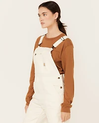 Carhartt Women's Rugged Flex® Loose Fit Canvas Bib Overalls