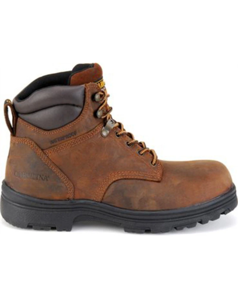 Carolina Men's 6" Steel Toe Waterproof Work Boots