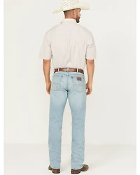 Wrangler Retro Men's 88MWZ Mendenhall Light Wash Slim Straight Stretch Denim Jeans
