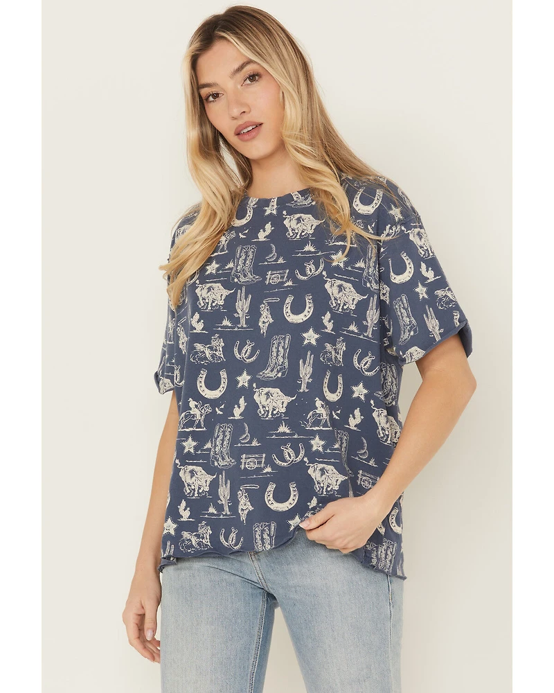 Free People Women's Painted Conversational Tee