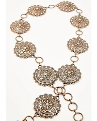 Shyanne Women's Floral Medallion Chain Belt