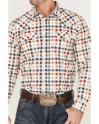 Gibson Men's Picnik Check Plaid Long Sleeve Snap Western Shirt