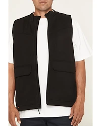 Hawx Men's Burr Solid Zip-Up Stretch Vest