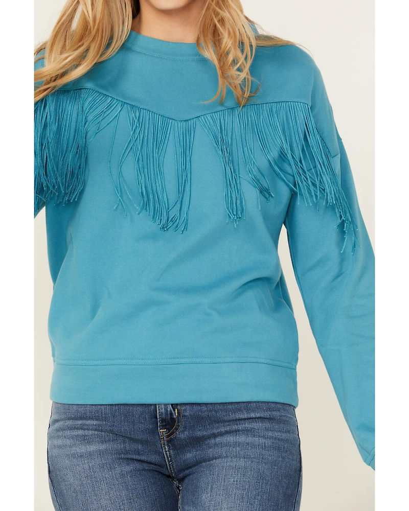 Roper Women's Fringe Fleece Pullover