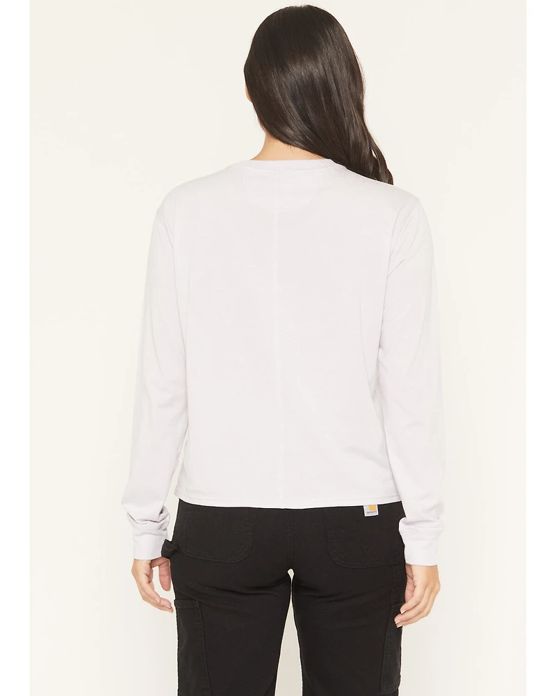 Carhartt Women's TENCEL™ Fiber Series Loose Fit Long Sleeve Crewneck Pocket T-Shirt