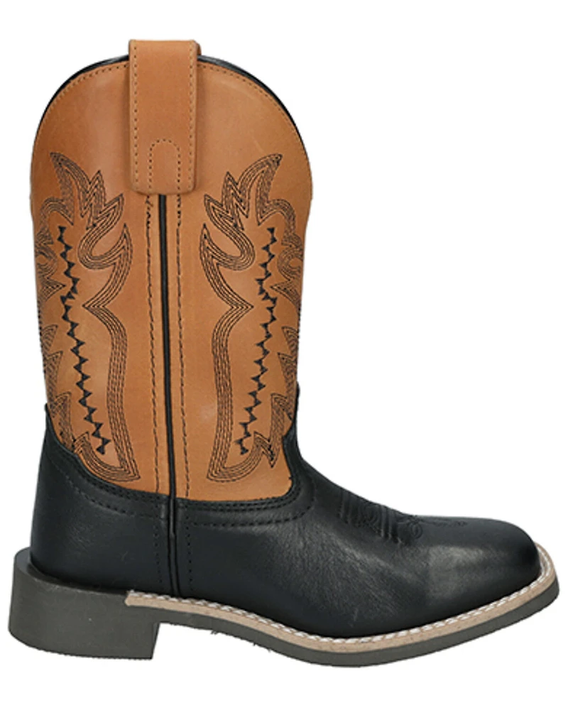 Smoky Mountain Boys' Garrett Western Boots - Broad Square Toe