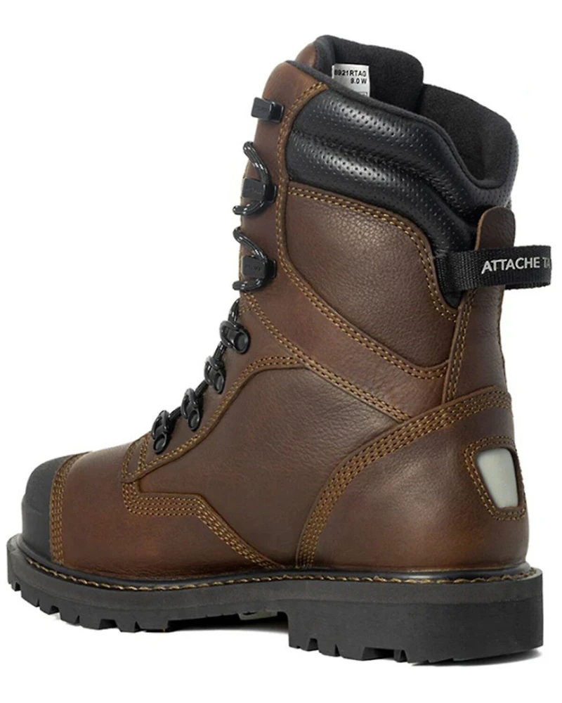 ROYER Men's 8" Revolt™ Arctic Grip Pro™ Insulated Waterproof Work Boots - Carbon Toe