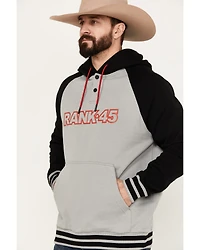 RANK 45® Men's Color Block Challenger Hooded Pullover