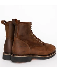 Cody James Men's 8" Mustang Lace-Up Kiltie Work Boots - Composite Toe