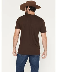 Cody James Men's USA Steerehead Short Sleeve Graphic T-Shirt
