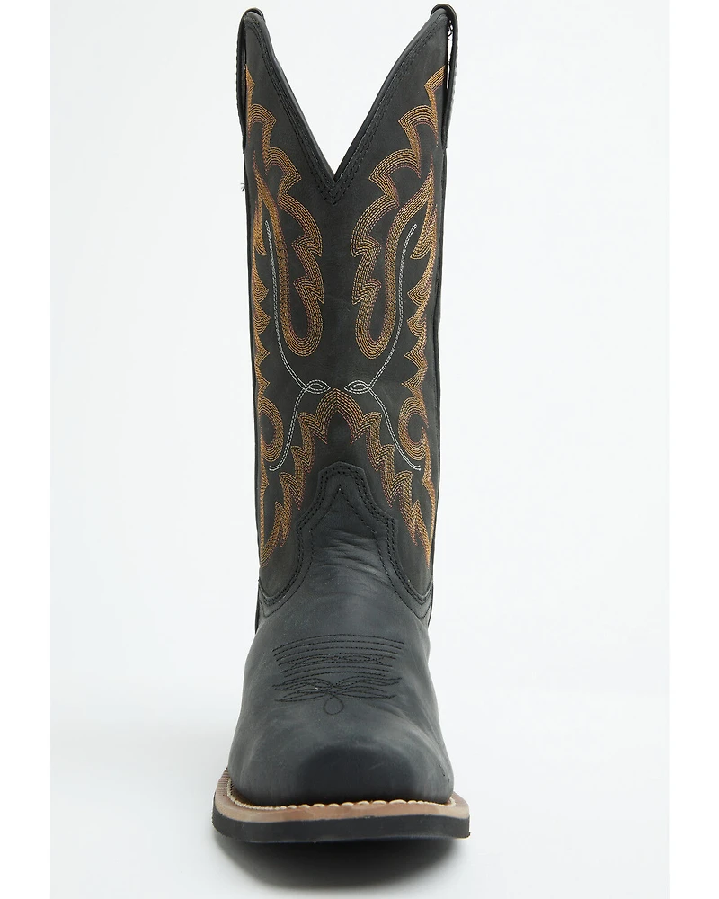 Justin Men's Cowboy Town Performance Western Boots - Square Toe