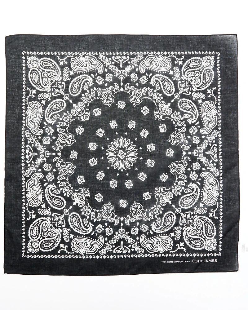Cody James Men's Black Bandana