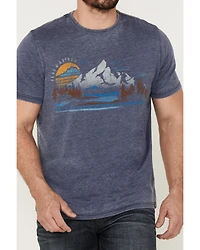 Flag & Anthem Men's Scenic Mountain Burnout Graphic T-Shirt
