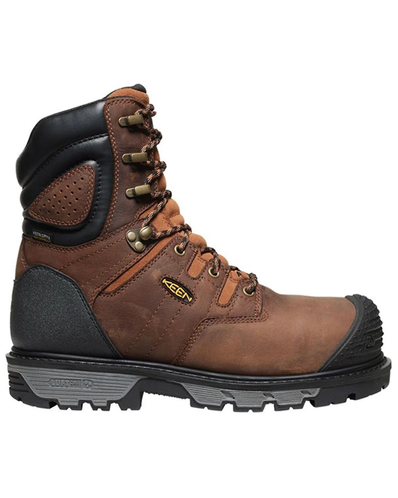 Keen Men's 8" Camden Insulated Waterproof Work Boots - Carbon Fiber Toe