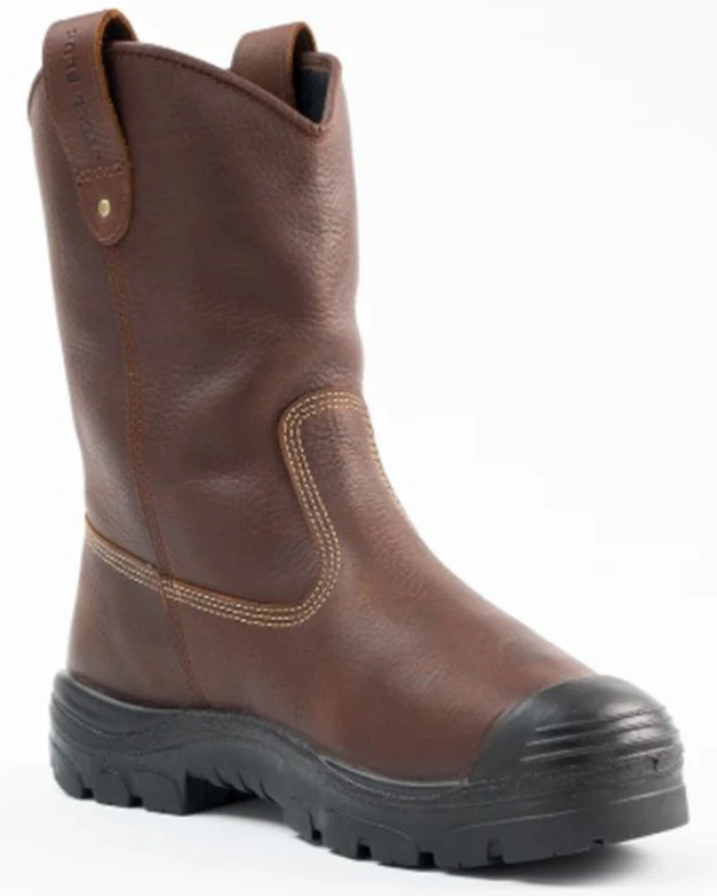 Steel Blue Men's Heeler 10" Waterproof Western Work Boots - Toe