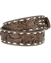 Ariat Men's Tooled Floral Laced Western Belt