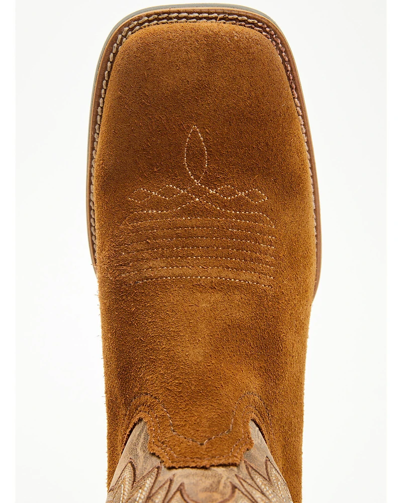 Cody James Men's Badge Xero Gravity™ Roughout Western Boots - Broad Square Toe
