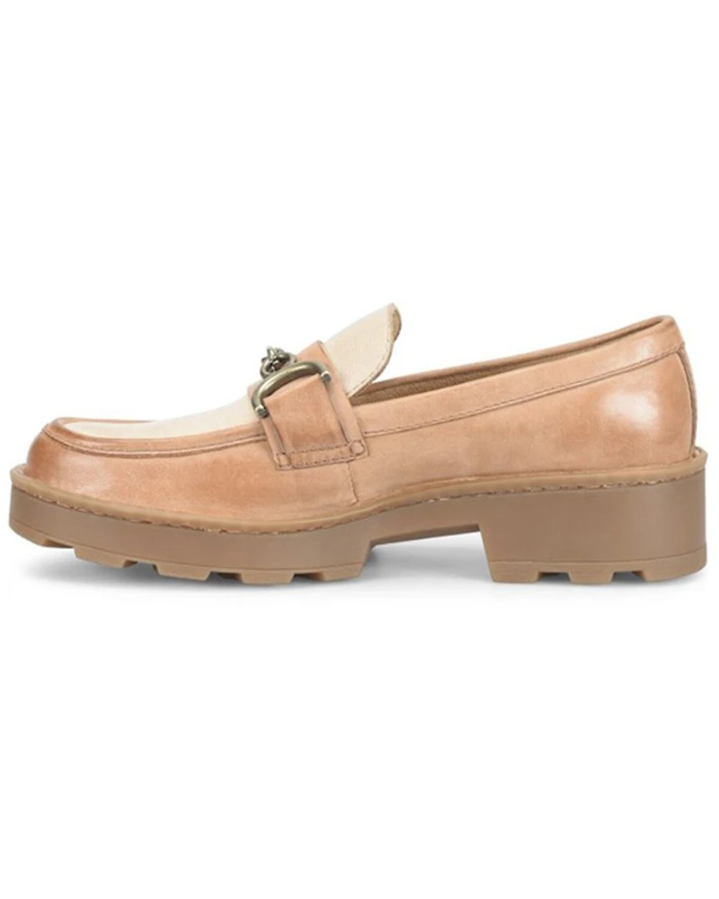 Born Women's Carrera Buckle Penny Loafers