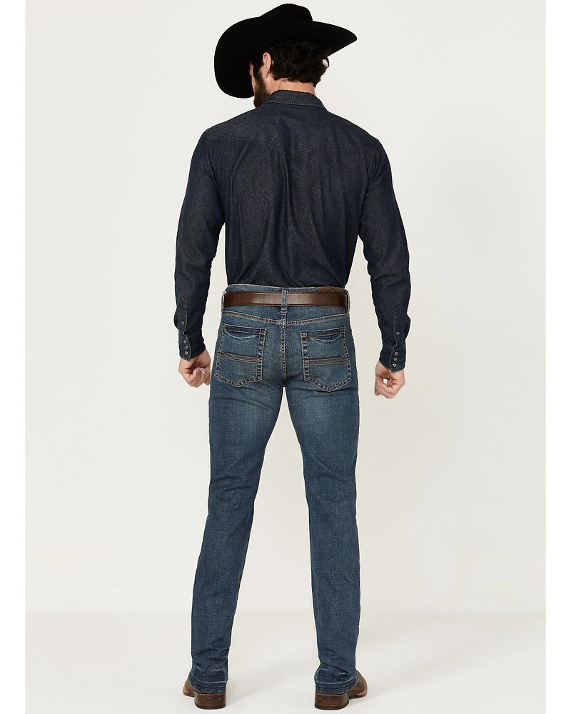 Cody James Men's Grullo Wash Jackson Slim Straight Stretch Denim Jeans