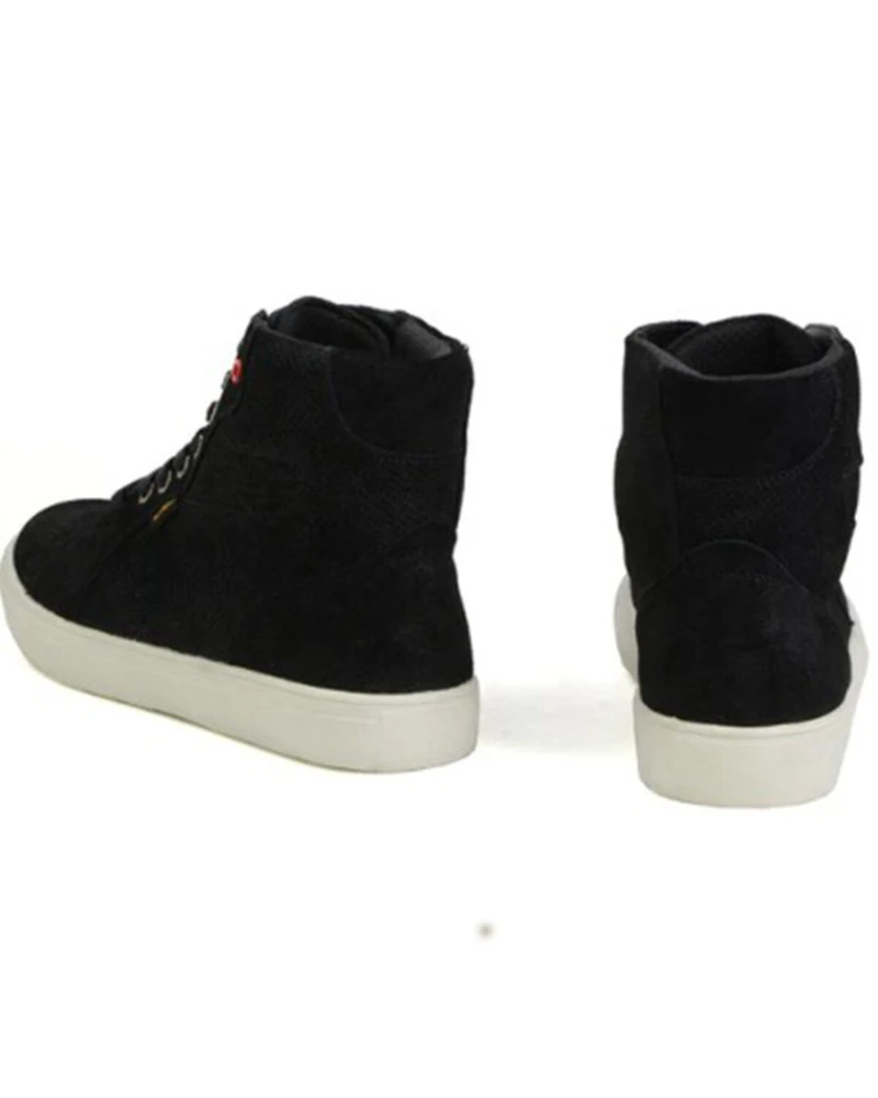 Milwaukee Leather Men's Vintage High-Top Reinforced Street Riding Waterproof Shoes - Round Toe