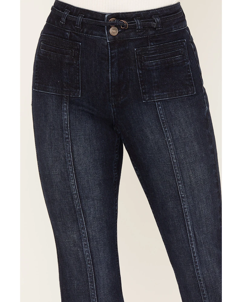 Shyanne Women's Dark Wash Trouser Jeans