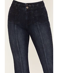 Shyanne Women's Dark Wash Trouser Jeans